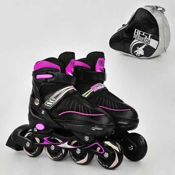 Роликовые коньки Best Roller 5700 размер 39-42 Розовый