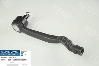 Автозапчастина Наконечник рулевой тяги Dacia Logan Sandero 05- L 6001547610 KEMP