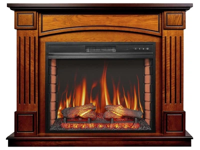 Каминокомплект ArtiFlame BOSTON AF28S СВЕТЛЫЙ ДУБ (со звуком)