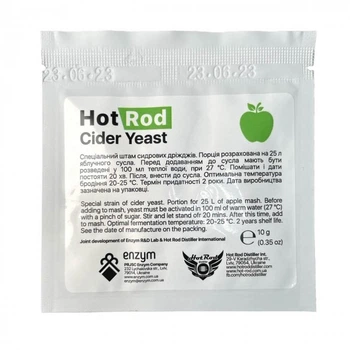 Винні дріжджі Hot Rod Cider (10 г) на 25 літрів (D0305) — для приготування яблучного сидру