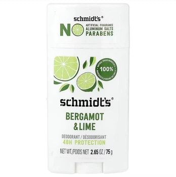 Дезодорант, Schmidt's, бергамот и лайм, 75 г
