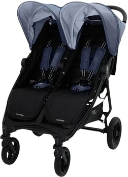 Wózek spacerowy Valco Baby Slim Twin Glacier dla bliźniaków (9315517101760)