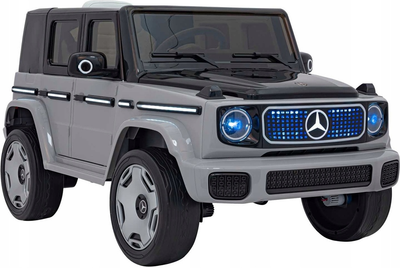 Електричний автомобіль для дітей Mercedes Benz EQG Сріблястий (5903864942484)