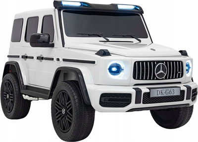 Електричний автомобіль для дітей Ramiz Mercedes Benz G63 AMG Strong Xxl Білий (5903864942989)