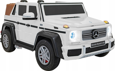 Електричний автомобіль для дітей Ramiz Mercedes Benz Maybach G650 Білий (5903864984309)