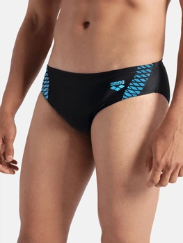 Плавки пляжные мужские Arena Openings Swim Briefs 008065-580 80 Черный/Синий (3468337418825)