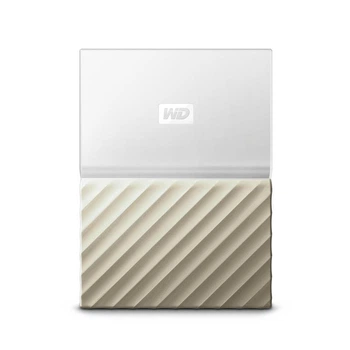 Накопитель внешний HDD 2.5" USB 1.0TB WD My Passport Ultra White/Gold (WDBTLG0010BGD-WESN)