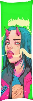 Подушка Дакімакура Billie Eilish (13) Розмір: 60х180 Cm