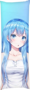 Подушка дакімакура GIRL (BLUE) Розмір: 30х75 cm