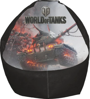 Кресло Груша World of Tanks [2] Цвет: Черный, Размер: L