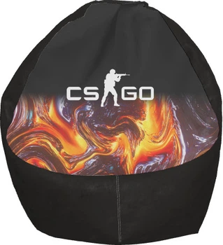 Кресло Груша CS GO: Сплав Цвет: Черный, Размер: S