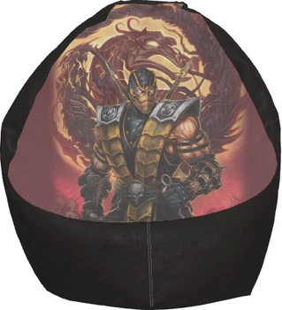 Крісло груша MORTAL KOMBAT (12) Колір: Чорний, Розмір: S