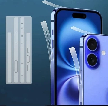 Протиударна Гідрогелева Mietubl плівка на бічну рамку iPhone 17 прозора -2 комплекти