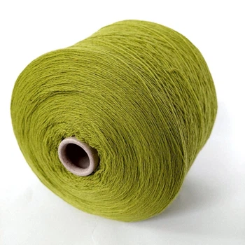 Італійська бобінна пряжа кардний дитячий меринос Casa Del Filato Baby wool Салатовий