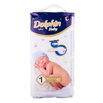 Подгузники детские Dolphin 1 Newborn 2-5 кг. 40 шт.