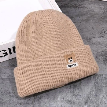Шапка Bear унісекс 55-58 темно - бежева 01055