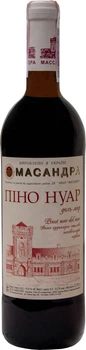 Вино Масандра Піно Нуар Дель Мар червоне напівсолодке 0.75 л 9-13% (4820013375607)