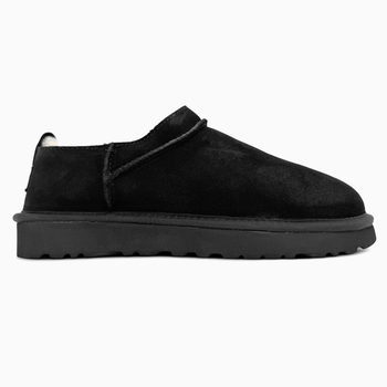 Жіночі уггі Мікро Чорні Замшеві UGG Classic Micro Boot Black Suede (37, чорний)