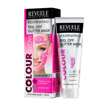 Розовая омолаживающая пилинг-маска Revuele Color Glow, 80 мл