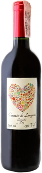 Вино Corazon de Longares Garnacha Dry червоне сухе 0.75 л 13% (8424659105282)