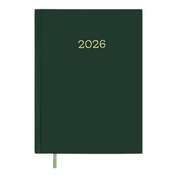 Щоденник 2026 Buromax A5 Monochrome BM.2160-* - Зелений