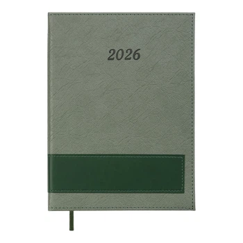 Ежедневник 2026 Buromax A5 Prestige BM.21147-* - Зеленый