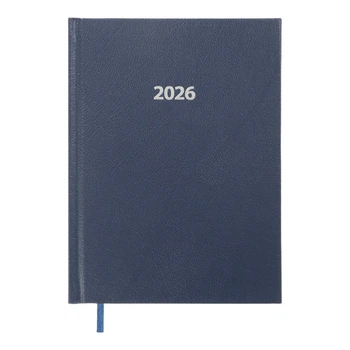 Ежедневник 2026 Buromax A5 Strong BM.2129 - Синий темный