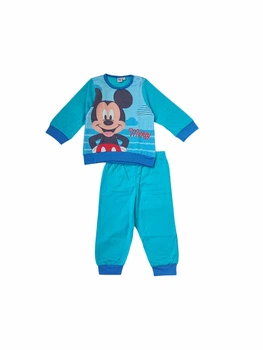 Дитяча тепла піжама для хлопчика Disney 86 см Бірюзова (25100405B)