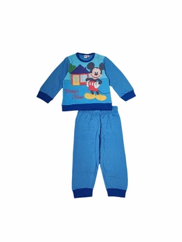 Дитяча тепла піжама для хлопчика Disney 98 см Блакитна (25100402D)