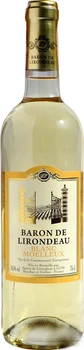 Вино Baron de Lirondeau біле напівсолодке 0.75 л (3107874906128)