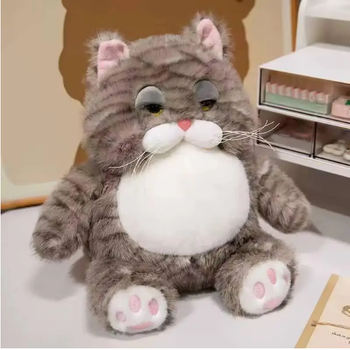 Мягкая плюшевая игрушка Кот Гарфилд TOPA Коричневый 40 см