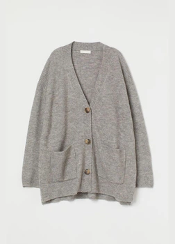 Жіночий кардиган H&M 720327-2 L(175/104) сірий (2000005023330)