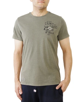 Футболка кор рукав CAMP DAVID (2403-3554-32/24) Хакі M