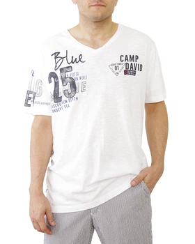 Футболка кор рукав CAMP DAVID (2304-3664-33/23-2) Білий XXL