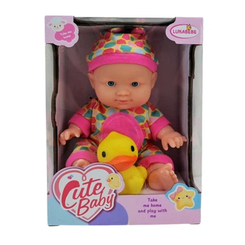 Дитяча Лялька-Пупс "Cute baby" HX623-5/7 з іграшкою рожева