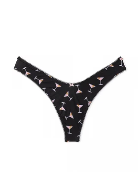 Сатинові трусики Victoria’s Secret Чорний Xs