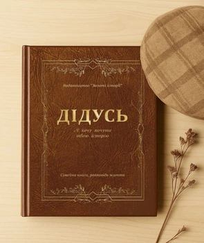 ДІДУСЬ, Я хочу почути твою історію. Сімейна книга подарунок.