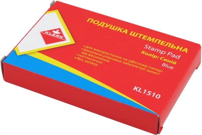 Подушка штепмельная KLERK 105х65 мм Синяя (Я13156_KL1510 (LH181))