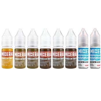 Набор пигментов Concentrate The Mineral + 2 разбавителя пигментов в подарок, 11*6мл + 15*2мл