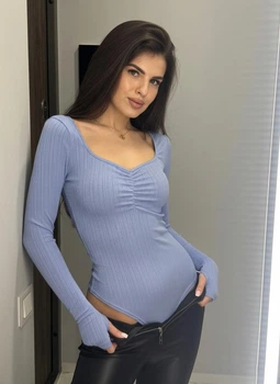 Жіноче боді Fashion 9APP_3100Light Blue M Синє (2000000944708)