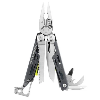 Мультитул Leatherman Signal Gray + Чехол LEATHERMAN - Large 4.75", черный нейлон