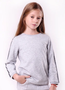 Кофта на девочку VidOli G-19906W 104 см серая
