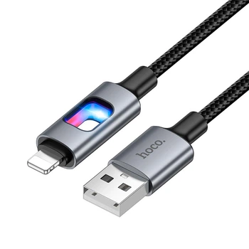 Кабель для зарядки та передачі даних HOCO U144, USB-A – Lightning, 2.4A, 1.2 м