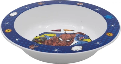 Тарелка детская пластиковая Человек-паук 16х16х4 см Stor Spider-Man красная с синим и белым