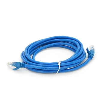 Патч корд литой RITAR UTP RJ45 категория 6 длина 3 метра синий медный