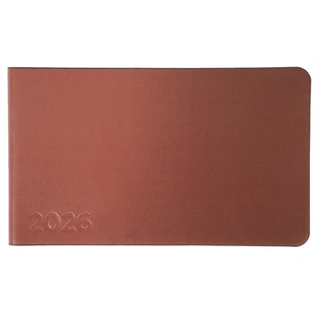 Еженедельник 10х17 см Leo Planner датированный 2026 "Choco", мягкий, 128 страниц (252716)