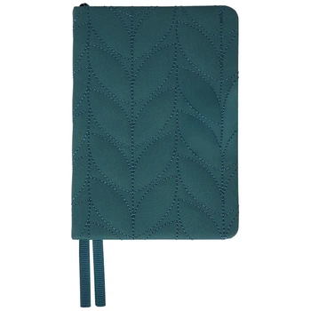 Дневник А6 Leo Planner недатированный "Vibe", жесткий, темно-бирюзовый, 320 страниц (252709)