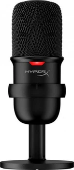 Микрофон HyperX SoloCast USB конденсаторный, кардиоидный, кнопка отключения звука, черный (HX-MICSC-BK)
