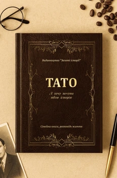 ТАТО, Я хочу почути твою історію. Сімейна книга подарунок для Тата