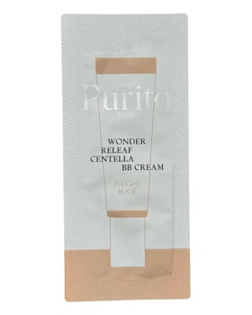 Пробник ВВ крем з екстрактом центели Purito Seoul Wonder Releaf Centella BB Cream тон 15 Rose Ivory 1 мл